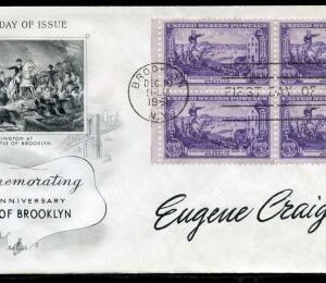 US 1003 Autographed Cover, Eugene Craig, designer