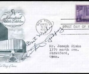 US 1076 Autographed Cover, Arthur Godfrey