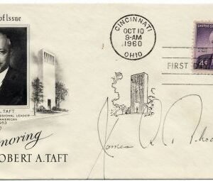 US 1161 Autographed Cover, Gov. of Ohio, James Rhodes