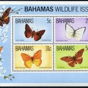 Bahamas 542 NH S/S Butterflies