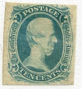 US CSA 9 F - VF Mostly OG LH just touches at top gum bend