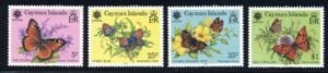 Cayman Is. 624 - 627 NH Butterflies