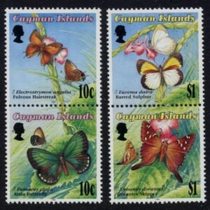 Cayman Is. 686 - 687 NH Butterfly Pairs