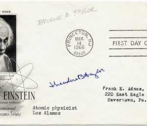 US 1285 FDC Signed by Theodore B. Taylor, Physisict