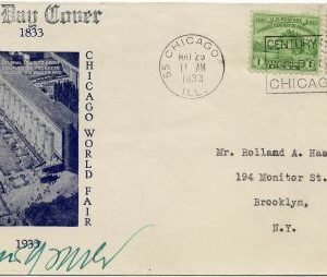 US 728 - 729 First Day Cover, PMG, signed Farley