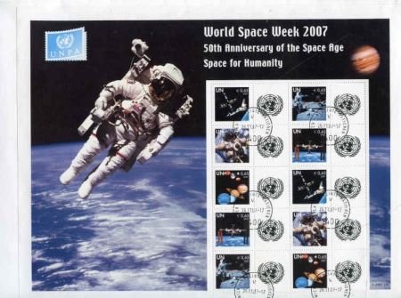 INV-10125itExt UN Personalized Sheets S21 Vienna 404-08 World Space Week
