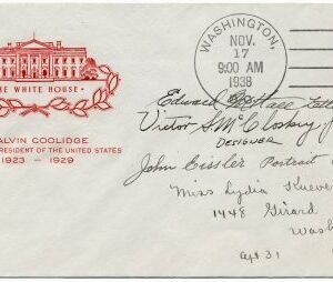 US 834 FDC signed by the Designers and Engravers