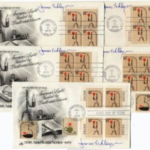 US 1610 FDC's Set  of 4 Matched PB and 1 FDC with PNS