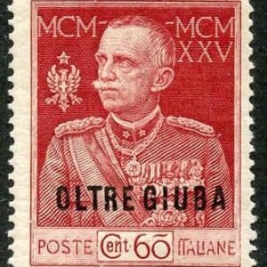 Oltre Giuba 21a F - VF LH Perf 13 1/2 rarity