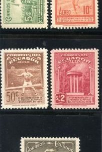 Ecuador C65 - C69 Sports Boxing Tennis Track