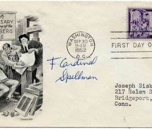 US 1014 Signed by Cardinal Spellman