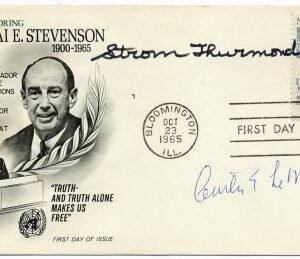 US 1275 FDC Signed by Gen. Curtis E. Lemay, S. Thurmond