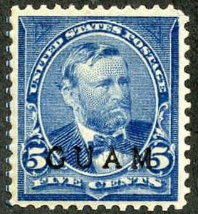 US Guam 5 Possessions VF LH