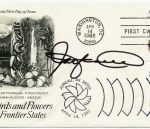 US 1982 Scott 1954 FDC Signed by Governor Alaska, Jay Hammond
