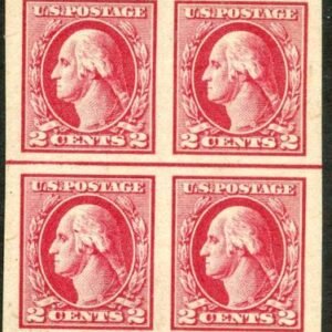 US 532 Washington / Franklin XF NH Line Block cv $230