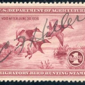 US RW2 Duck Stamp XF Used with PSE Cert