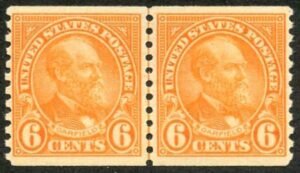 US 723 VF NH Line Pair cv $82.50