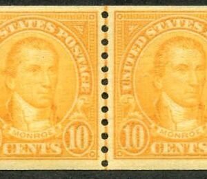 US 0603 VF NH Line Pair cv 50.00