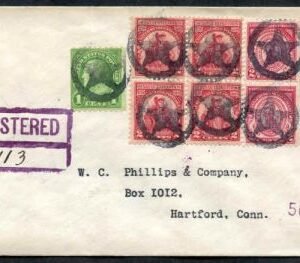 US Pennsylvania, Corry 604, 657, 682 Fancy Cancel Cover, Star