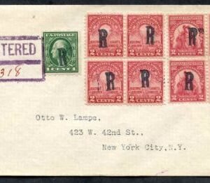 US Pennsylvania, Corry 410, 654, 657 Fancy Cancel Cover