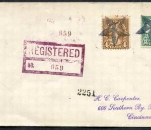 US Ohio, Osborn 622, 636 Fancy Cancel Cover, Star