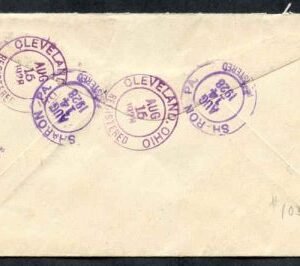 US Pennsylvania, Sharon 623 Fancy Cancel Cover, Freemason