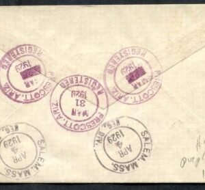 US Arizona, Prescott 638, 649 Fancy Cancel Cover, Derby Hat