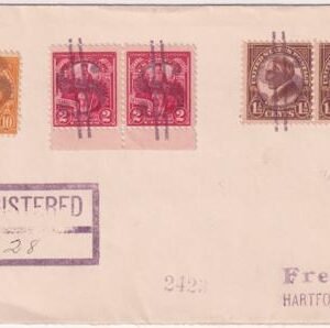 US Mississippi, Money 633, 642-643 Fancy Cancel Cover