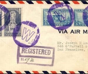 US Illinois, Wing 628, 650, Fancy Cancel Cover