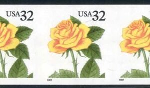 US 3054a Error XF NH Imperf Strip of 3