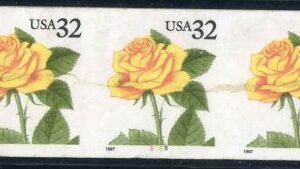 US 3054a Error Imperf  NH PNS (3) From beginning of roll