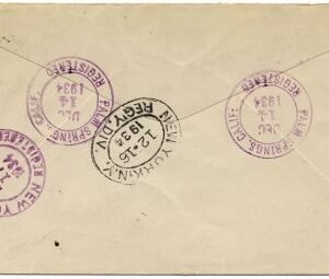 US California, Palm Springs 632, 637, 642, C19 Fancy Cancel Cover
