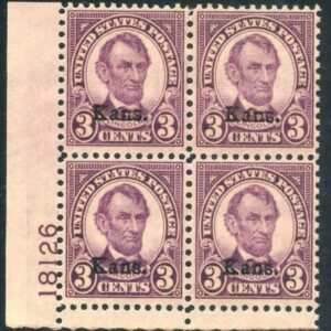 US 0661 VF NH  Plate Block 18126 LL