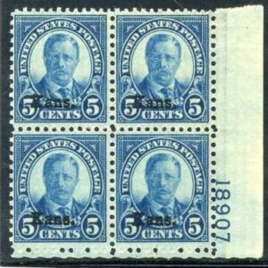 US 0663 VF NH Plate Block 18907 LR