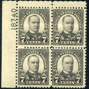 US 0665 F LH  Plate Block 18740 UL