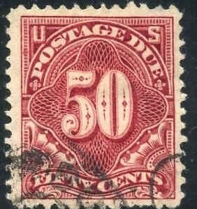 US J37 Postage Dues Used Great Color cv 800.00