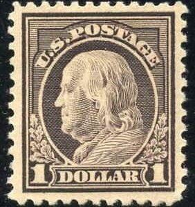 US 518 Washington / Franklin VF - XF LH cv 37.50