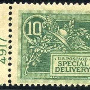 US E7 Special Delivery F - VF 2 plate number singles cv $130+