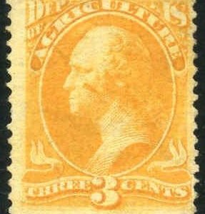 US O3 Officials F No Gum Ribbed Paper