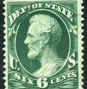 US O60 Officials VF No Gum cv $85