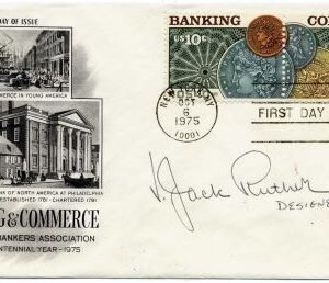 US 1577 - 1578 FDC Signed by Designer, V. Jack Rutler