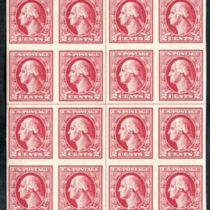 US 532 Washington / Franklin Centerline block of 16 cv $845