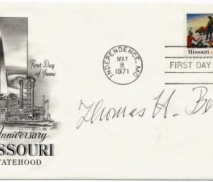 US 1426 FDC Signed by Artist Thomas H. Benton