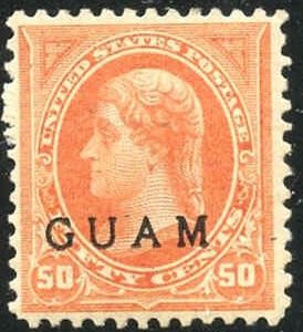 US Guam 11 Possessions VF LH cv 350.00