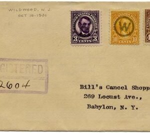 US New Jersey, Wildwood 555, 562, 685 Fancy Cancel Cover