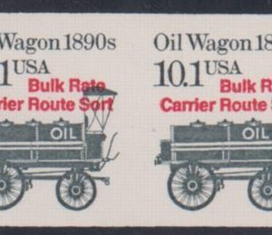 US 2130b Error VF NH Red Precancel, Imperf Pair cv 15.00