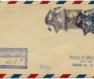 US Nevada, Las Vegas 566 Fancy Cancel Cover, 6 Pointed Star