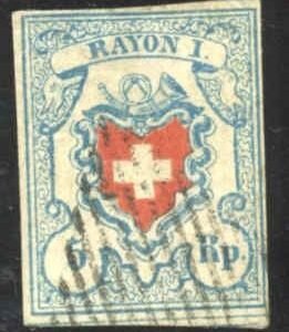 Switzerland 10 Used VF Renggli Cert cv $125