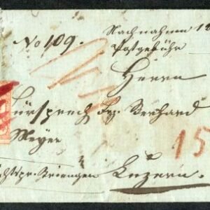 Switzerland 11 on Used Cover, full letter cv $1,700