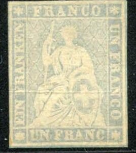 Switzerland 31 F - VF Mint Hinged cv $1,400